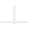 Ekena Millwork Eugene Architectural Grade PVC Gable Bracket, 96"W x 60"H x 2"D x 6"F, 15/12 Pitch GBP096X60X0206EUG00 - alternate 3